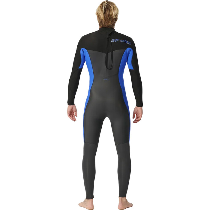 2024 Rip Curl Mens Dawn Patrol 3/2mm GBS Back Zip Wetsuit 15BMFS - Blue